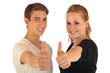 Zwei Teens Daumen  23.5.12