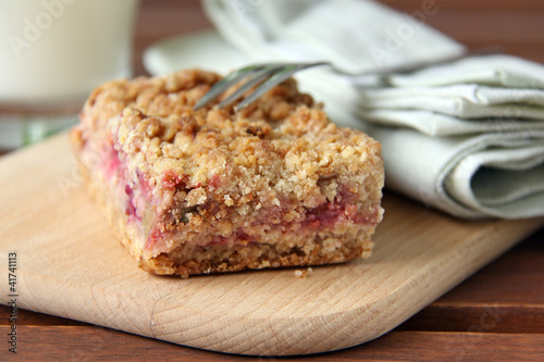 Photo: rhabarber-streuselkuchen rhabarber-streuselkuchen