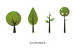 summer trees