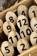 Jeu, bois, numéro, chiffre, naturel, rustique, jouer