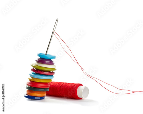 Foto: sewing needle and string tailor craft sewing needle and string tailor craft