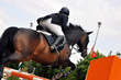 Reitturnier, Reitanlage, Springreiten Reitturnier, Reitanlage, Springreiten