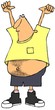 Man With A Big Belly