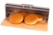 breadbasket buns with isolated