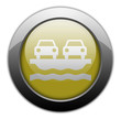 Yellow Metallic Orb Button 