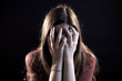 Woman scared