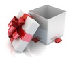 Open gift box