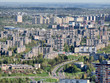 Spring in the Vilnius city - aerial photo Spring in the Vilnius city - aerial photo