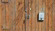 wooden fence with a mailbox