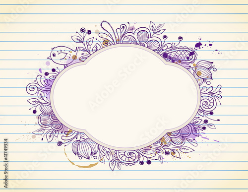 Vektor: Hand drawn vector label Hand drawn vector label