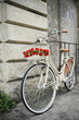 Flowered bike in Italy Flowered bike in Italy