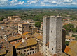 Twin towers in a medieval city, tuscany, italy Twin towers in a medieval city, tuscany, italy