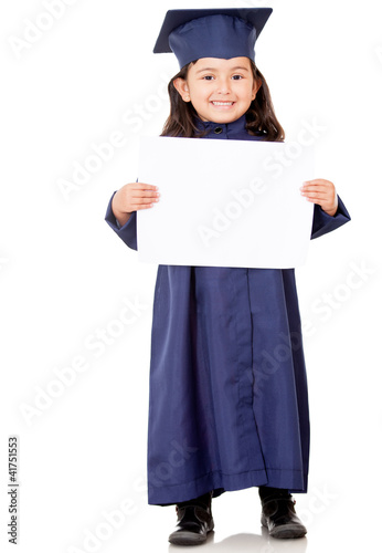 Photo: Girl graduating Girl graduating