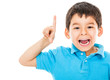 Boy having an idea