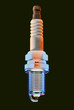 Photo: spark plug, isolated spark plug, isolated