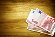 euros on desk