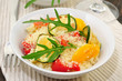 Couscous , Salat mit Rucola