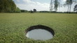Video: Ball rolling into the hole Ball rolling into the hole
