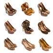 Beige-brown female shoes-2