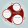 Abstract vector background for the three texts