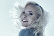 beautiful blond woman smile