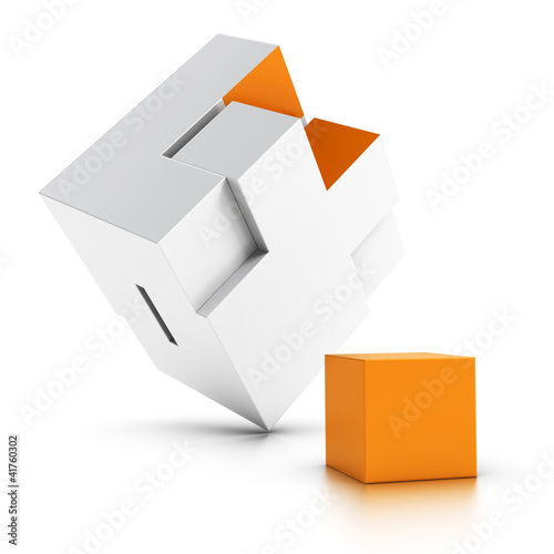 Illustration: pièce manquante, solution pièce manquante, solution