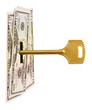 Key and money
