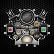 Industrial abstract background