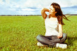 girl enjoying nature..