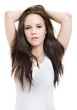 Beautiful brunette girl