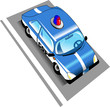 Vector: cop car cop car