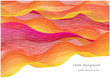 abstract vector background with colorful waves