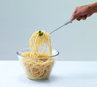 spaghetti in bowl