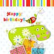 Template greeting card, vector Template greeting card, vector