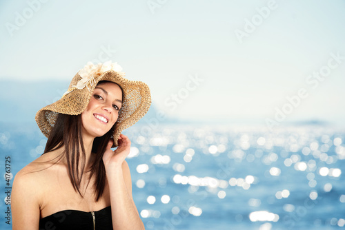 Photo: Girl in beach Girl in beach