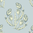 Abstract flower backgrounds, tulip ornament
