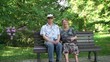 Senior couple in the park