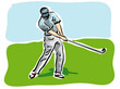 giocatore di golf
