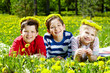 Children resting