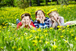 Children on glade
