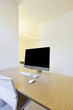 modern office interior design, workplace with computers