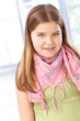 Portrait of smiling schoolgirl