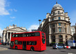 London Street With Red Double ...