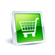 icône bouton internet achat panier
