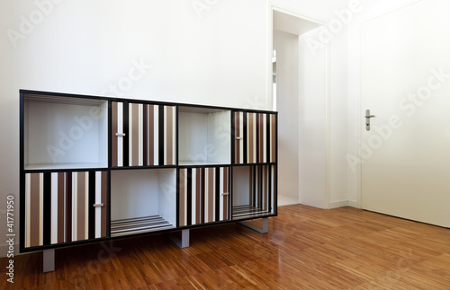 Photo: new apartment, room with bookcase new apartment, room with bookcase