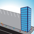 3d flats building