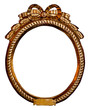 Foto: Rounded gilded frame Rounded gilded frame