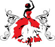 Graphic silhouette of a woman. Isabelle series Graphic silhouette of a woman. Isabelle series