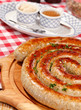 Grilled sausages