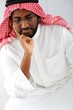 Arabic man thinking Arabic man thinking